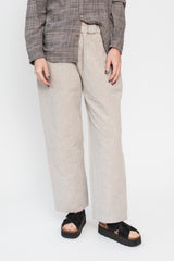 Unisex Linen Cotton Pants, Light Taupe