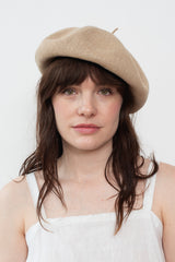 KIE Beret Beige