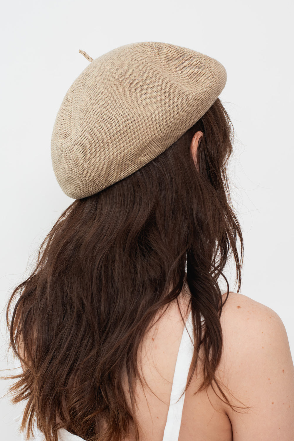 KIE Beret Beige