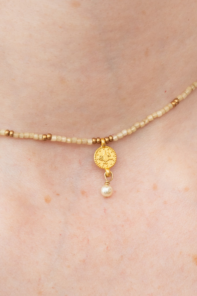 Silk Beads Necklace