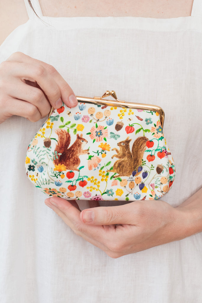 Squirrel Garden Coin Purse
