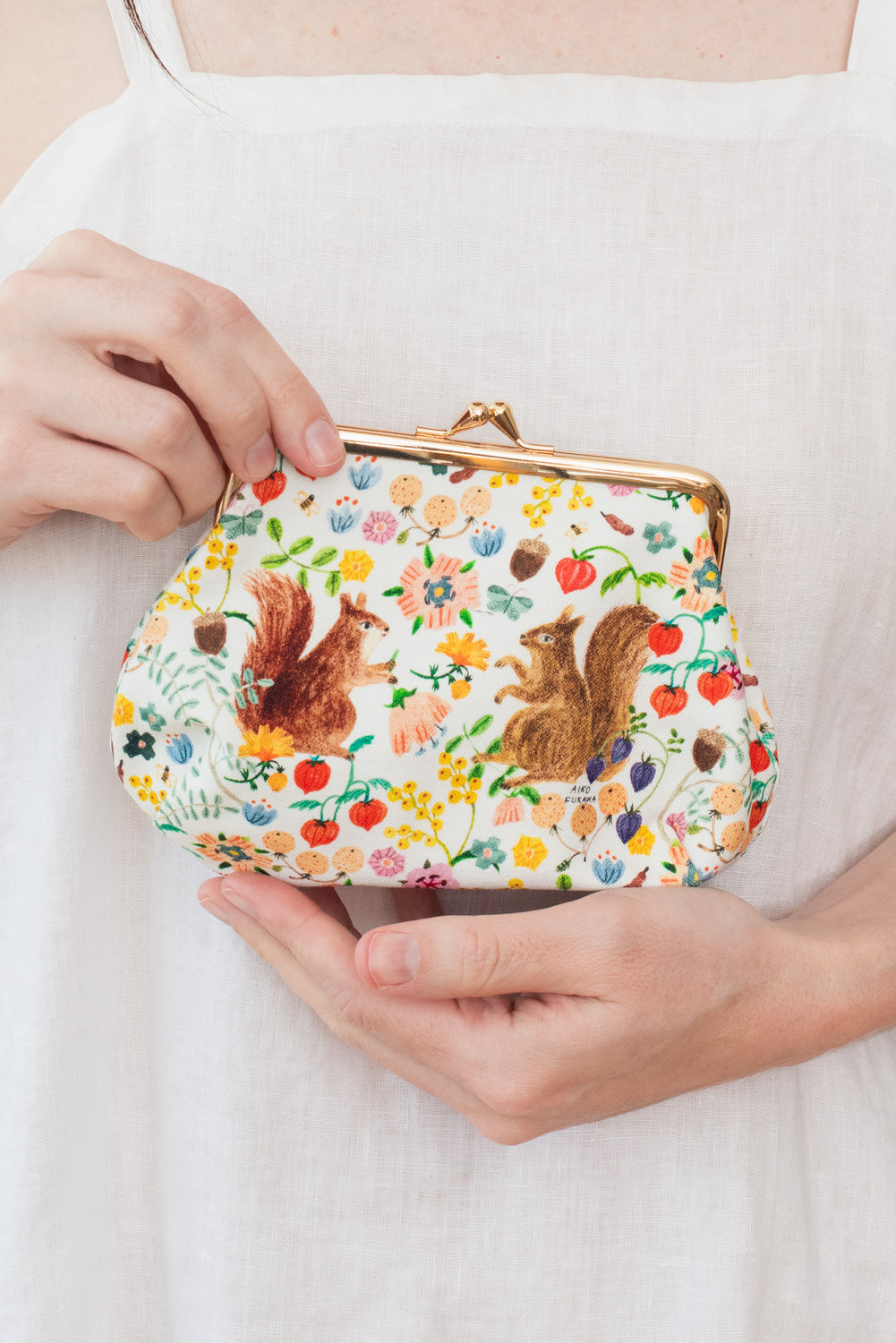 Squirrel Garden Coin Purse