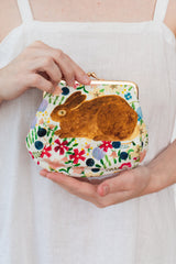 Rabbit Garden Coin Purse