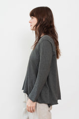 Pullover Sweater, Charcoal Gray