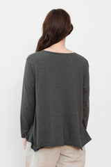 Pullover Sweater, Charcoal Gray