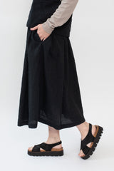 Vintage Stripes Gather Skirt