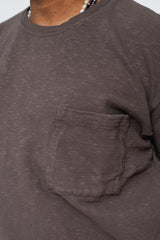 AMUSE Knit Pocket T Shirt, Ink Black