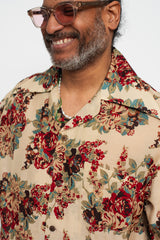 Silk Rayon CHAMPETRE A.MA.TE.RA.SE. WRANGLE Collar Aloha Shirt