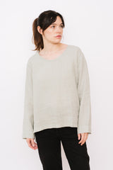 Linen Blouse, Stone