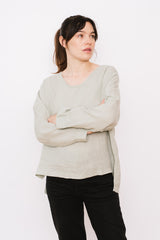 Linen Blouse, Stone