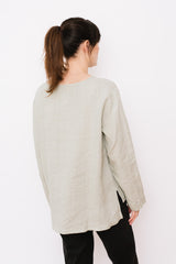 Linen Blouse, Stone