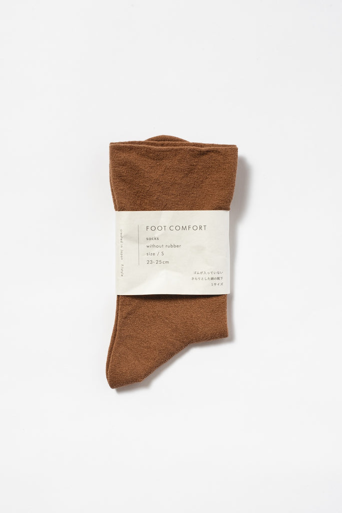 Foot Comfort Socks, Terracotta