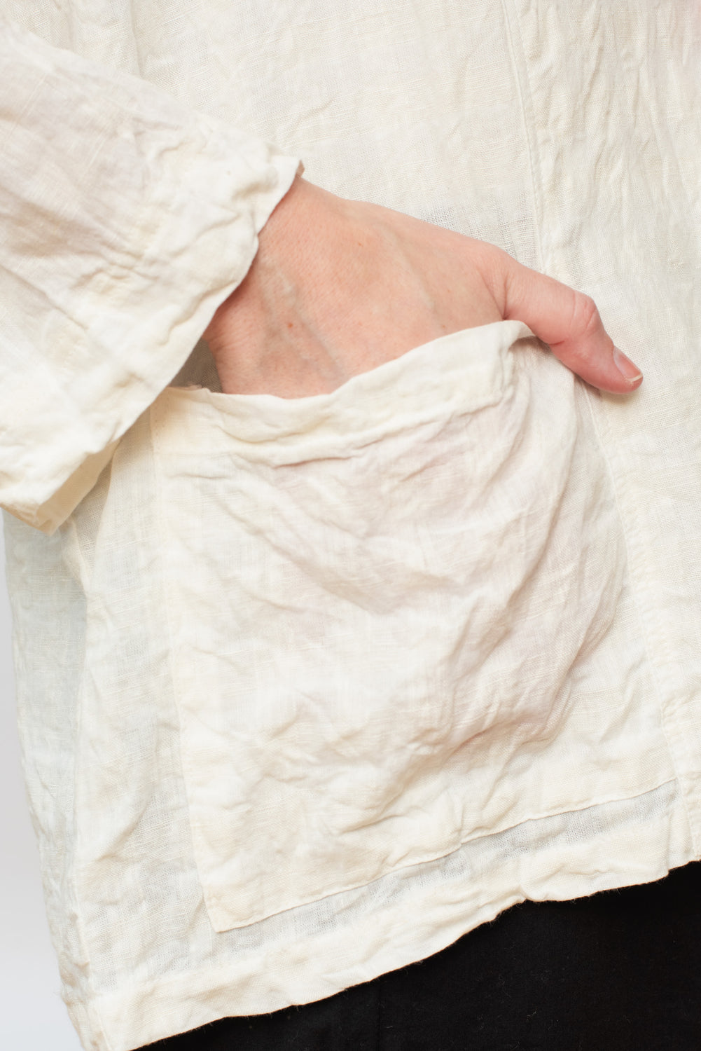 Gingham Check Robe White