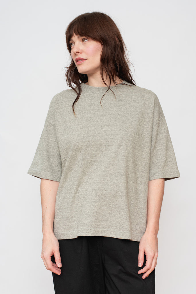 Cotton Thermal Pullover Gray