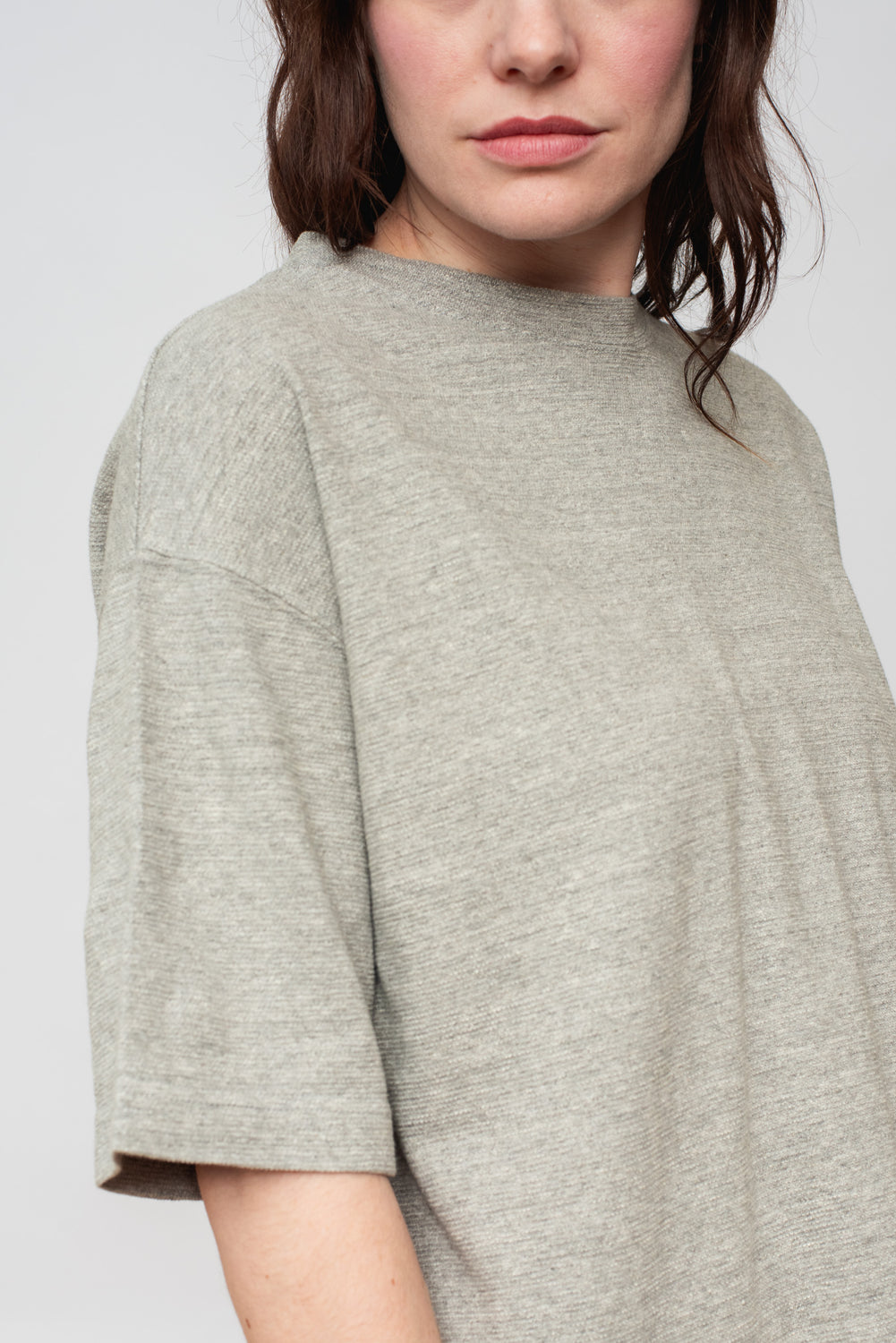 Cotton Thermal Pullover Gray