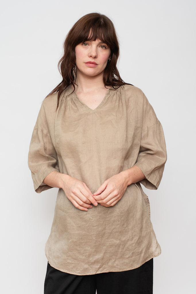 Linen Canvas Tunic Beige
