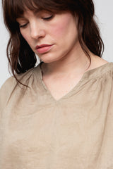 Linen Canvas Tunic Beige