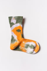 Crew Socks Tie-Dye Orange Mix