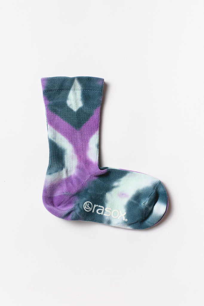 Crew Socks Tie-Dye Blue Mix