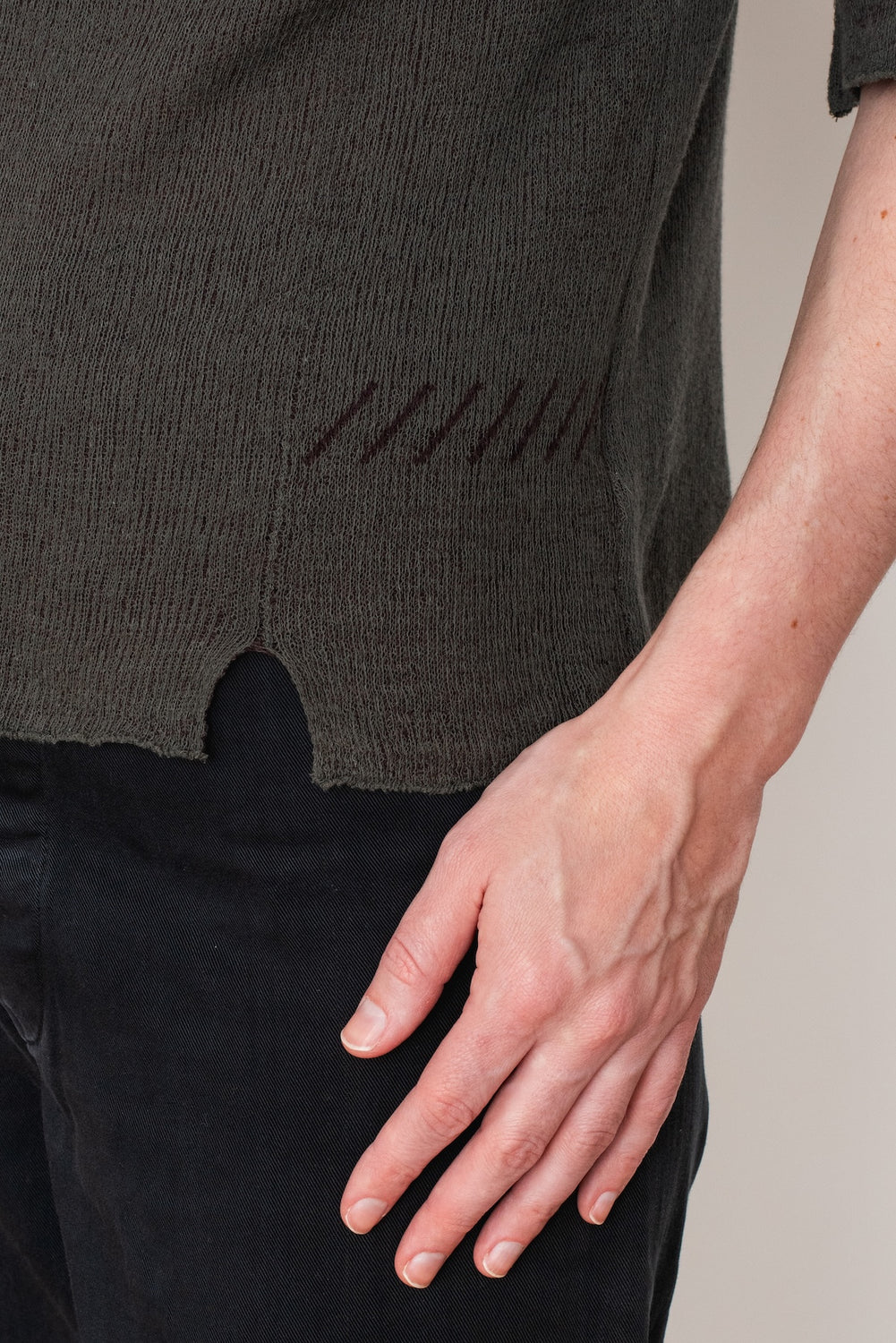 Cotton Sweater, Grey
