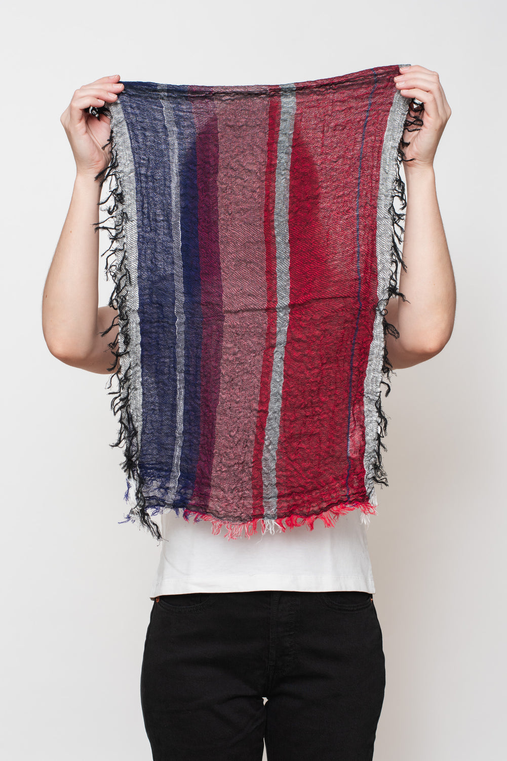 Woven Cotton Small Shawl 05