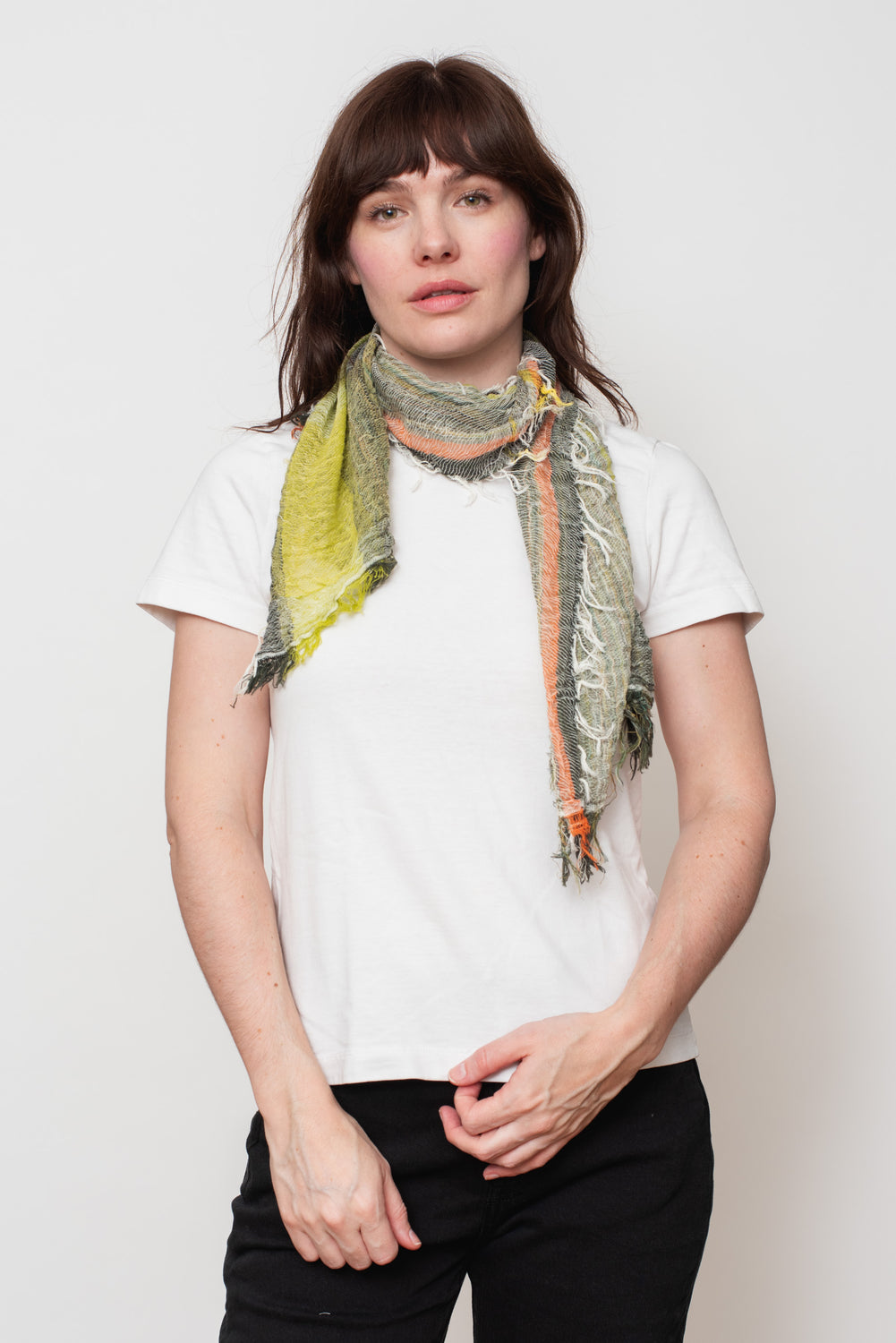 Woven Cotton Small Shawl 19