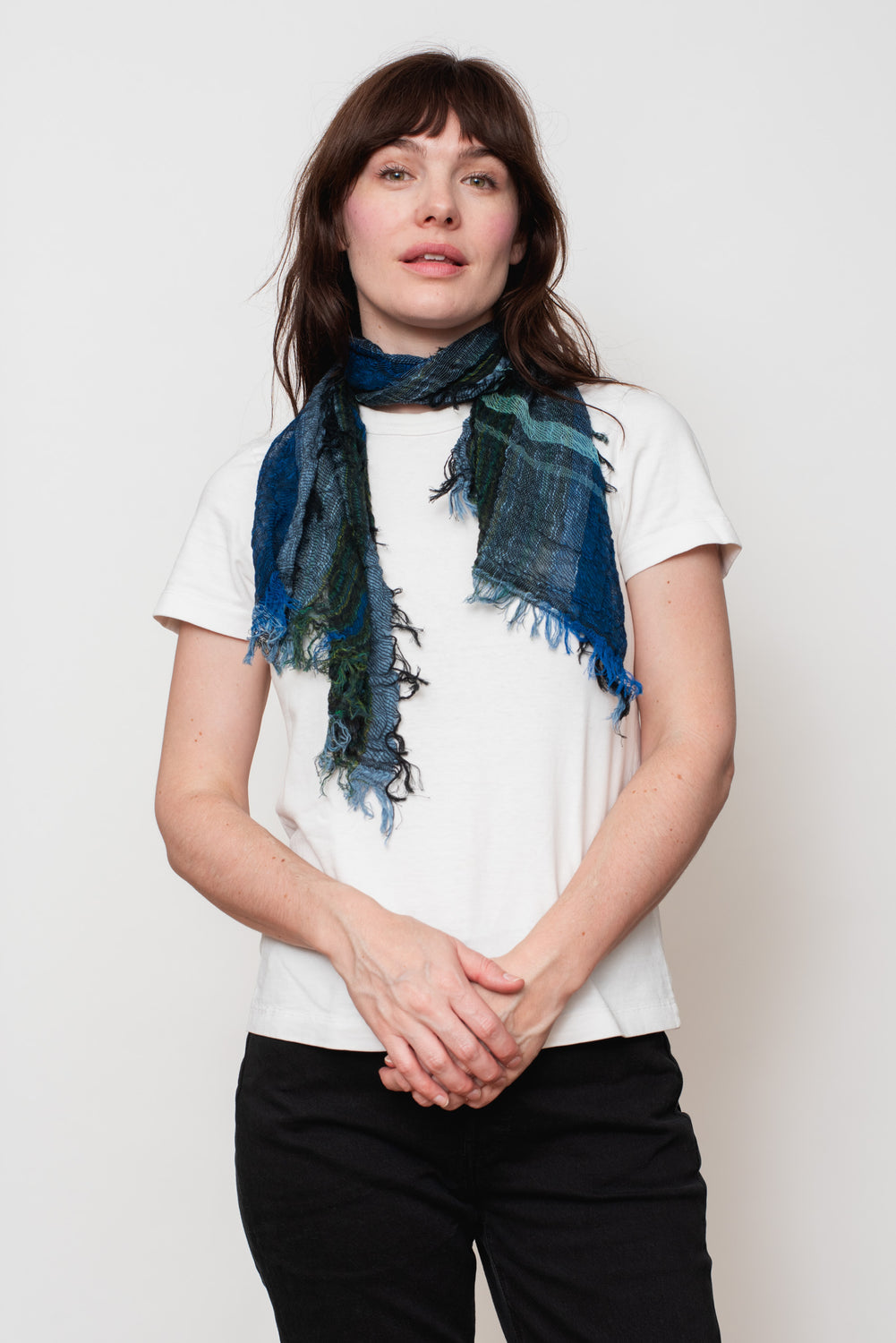 Woven Cotton Small Shawl 29