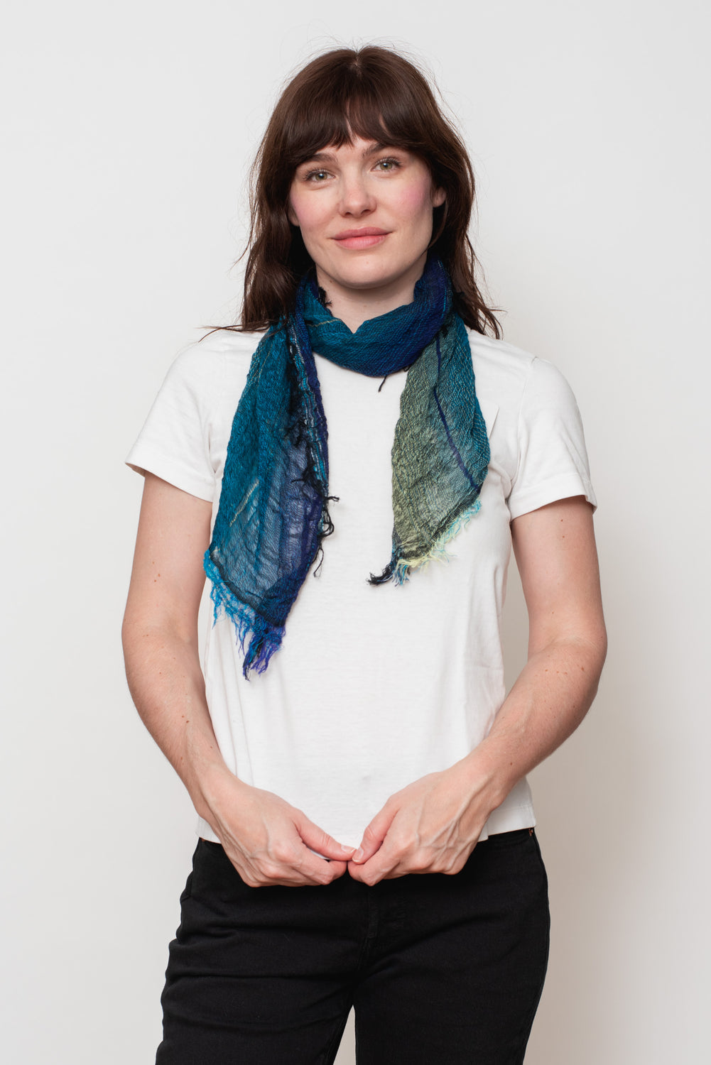 Woven Cotton Small Shawl 35