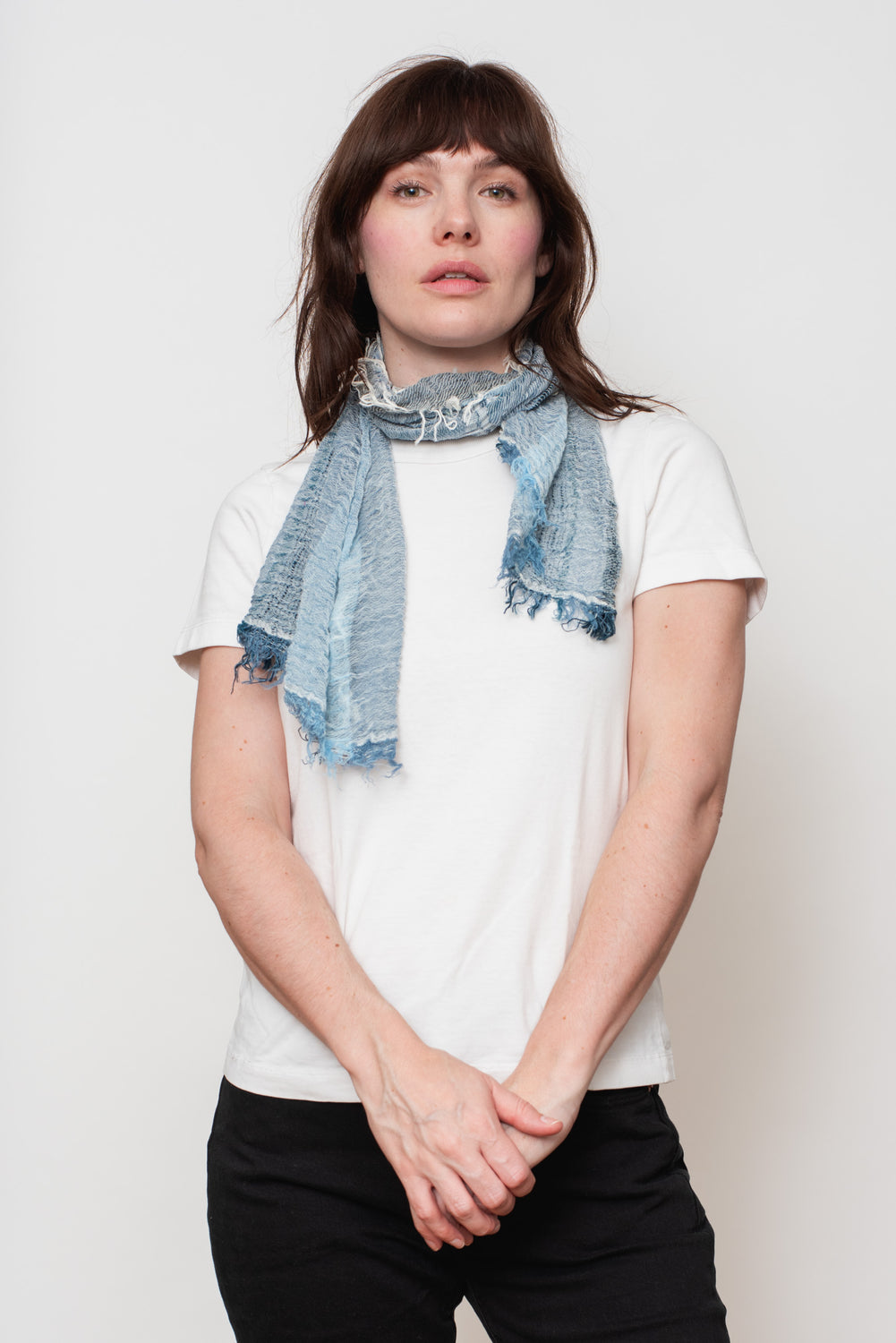 Woven Cotton Small Shawl 36