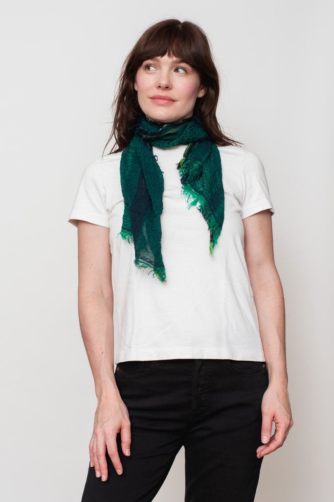 Woven Cotton Small Shawl 08