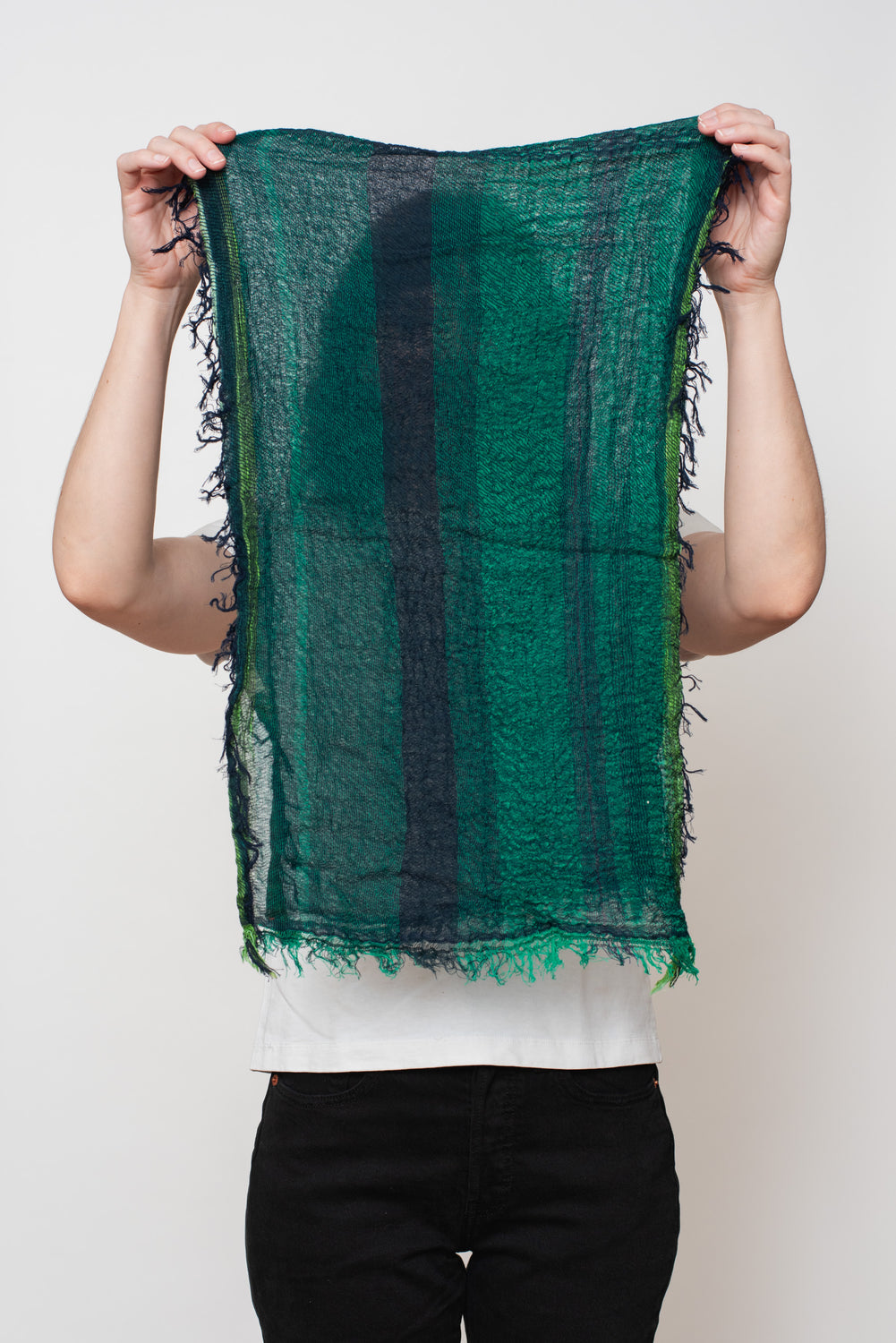 Woven Cotton Small Shawl 08