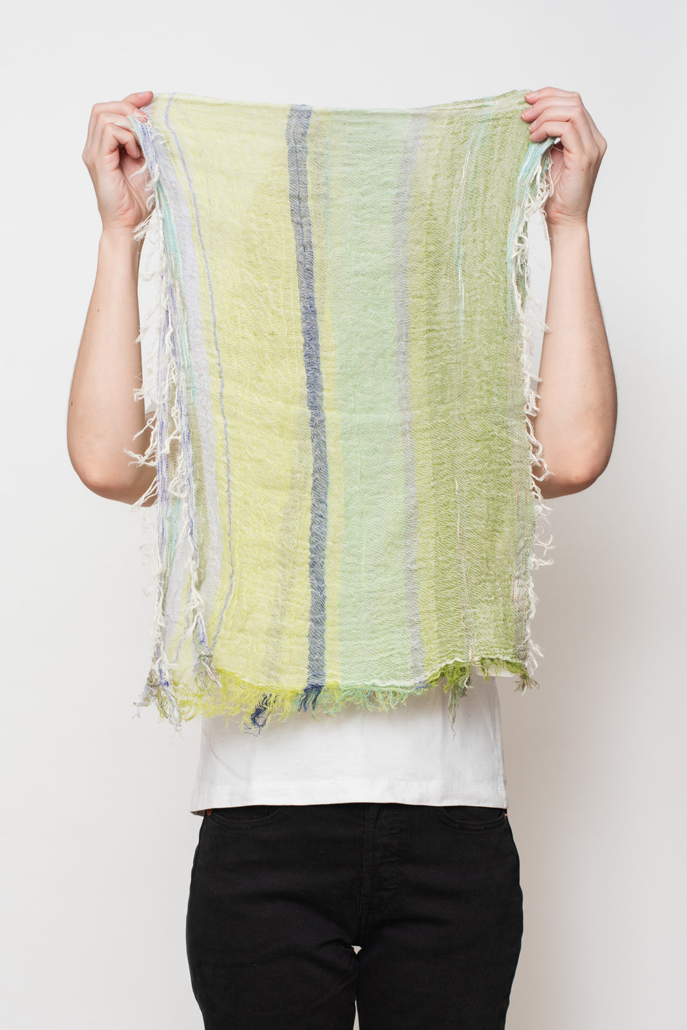 Woven Cotton Small Shawl 17