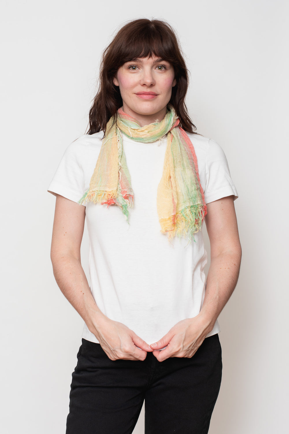 Woven Cotton Small Shawl 12