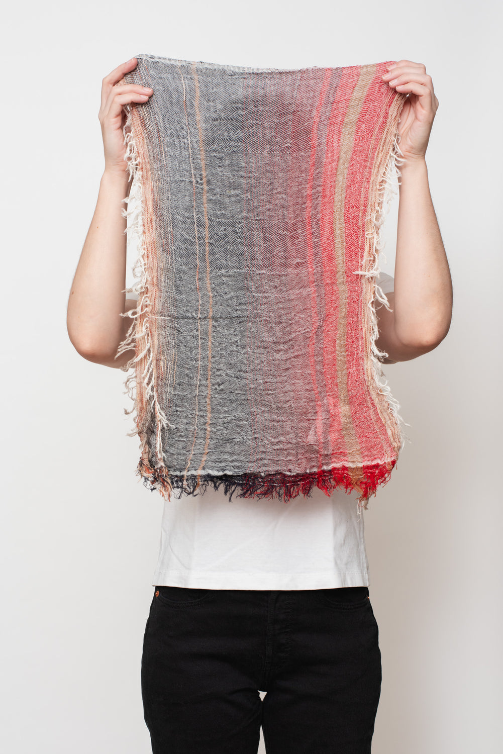 Woven Cotton Small Shawl 03