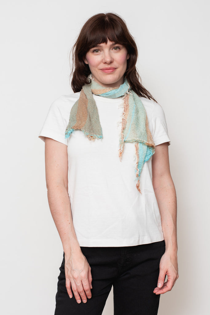 Woven Cotton Small Shawl 02