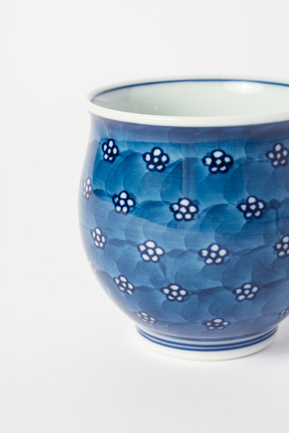 Vintage Blue and White Porcelain Teacup