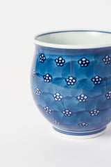 Vintage Blue and White Porcelain Teacup