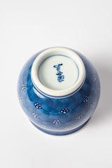 Vintage Blue and White Porcelain Teacup
