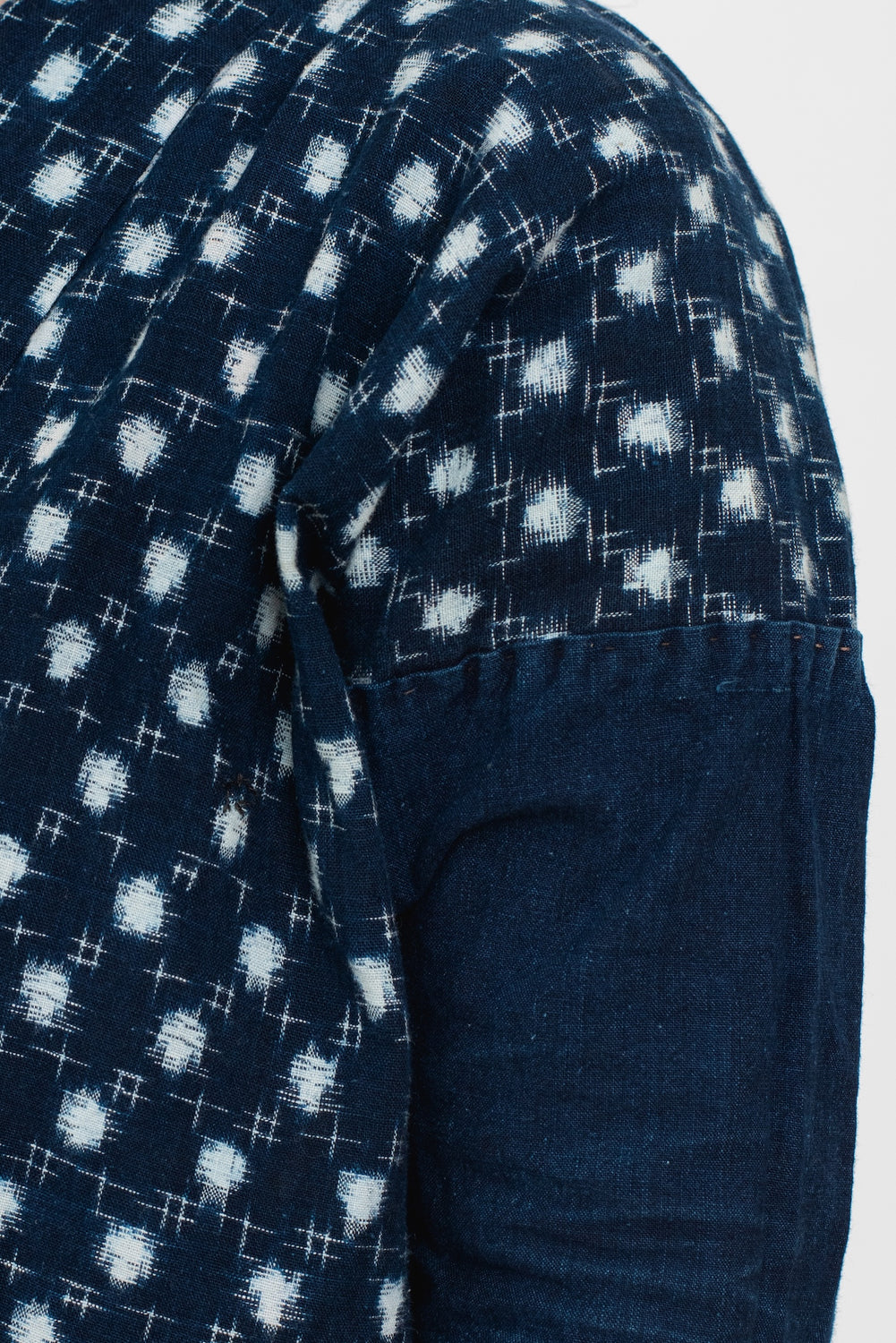 Haori Jacket made from Vintage Indigo Japanese textiles