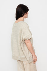 Undyed Cotton Fleece Pullover Gray