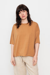 Undyed Cotton Pullover Camel