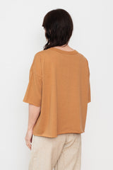 Undyed Cotton Pullover Camel