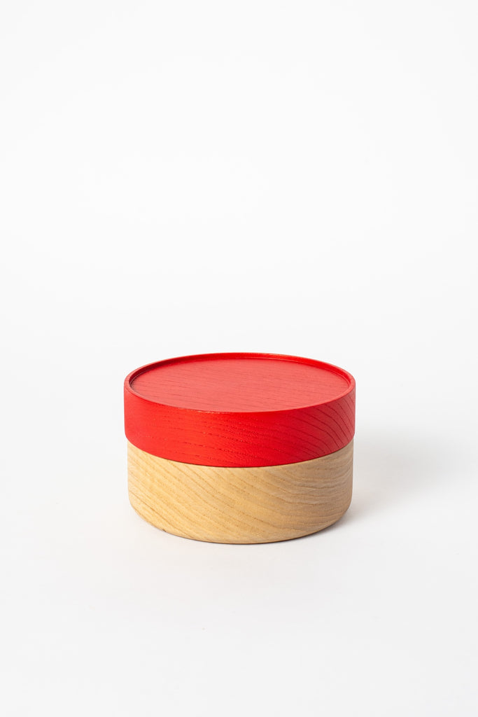 Hako Soji Wide Container Small, Red