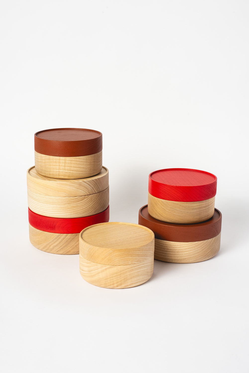 Hako Soji Wide Container Small, Chocolate