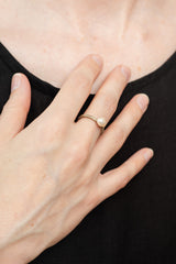 Silver and Pearl Ring