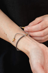 Macrame Bracelet with Kyanite