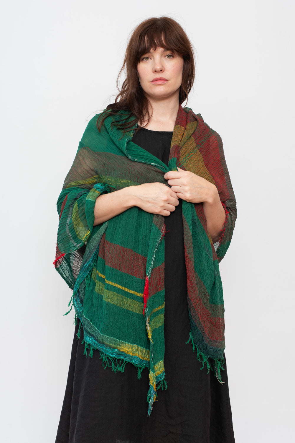 Roots Shawl BIG Cotton 17
