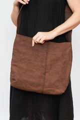 Persimmon Dyed Collage Shoulder Bag A
