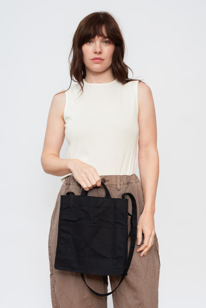 Takashima Tote Bag Black Small
