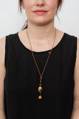 Agate Ball Necklace C
